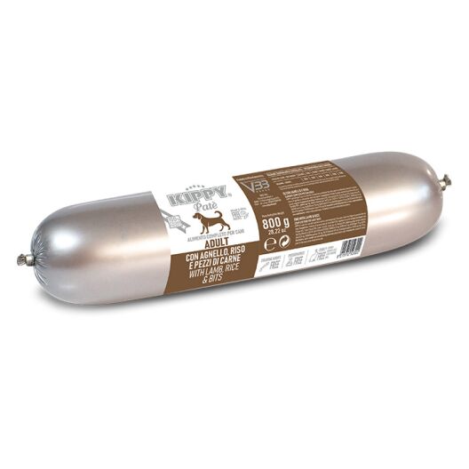 KIPPY SALAMOTTO 800G AGNELLO RISO E PEZZI DI CARNE