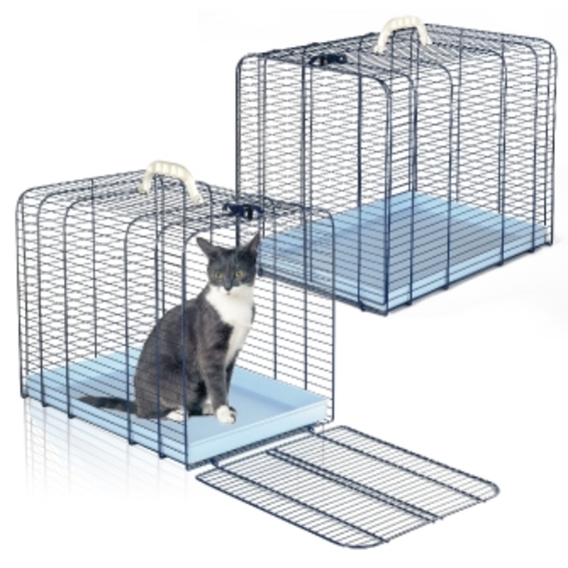 GABBIA TRASPORTO GATTO BLUAZZUR