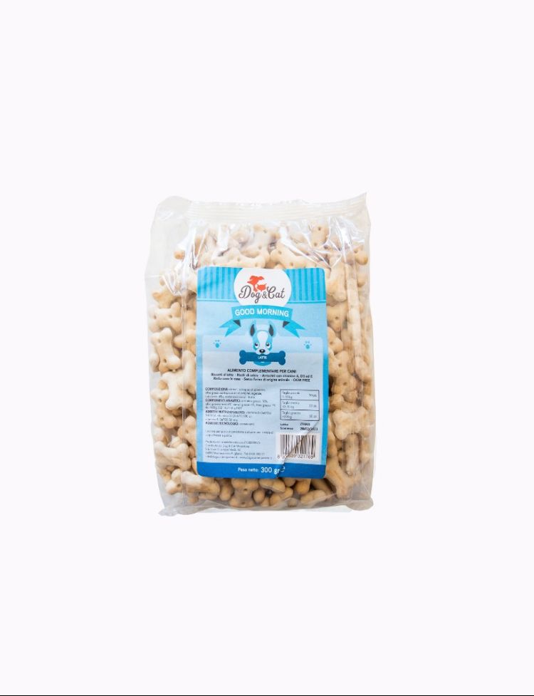 Dogcat biscotti 300g good morning