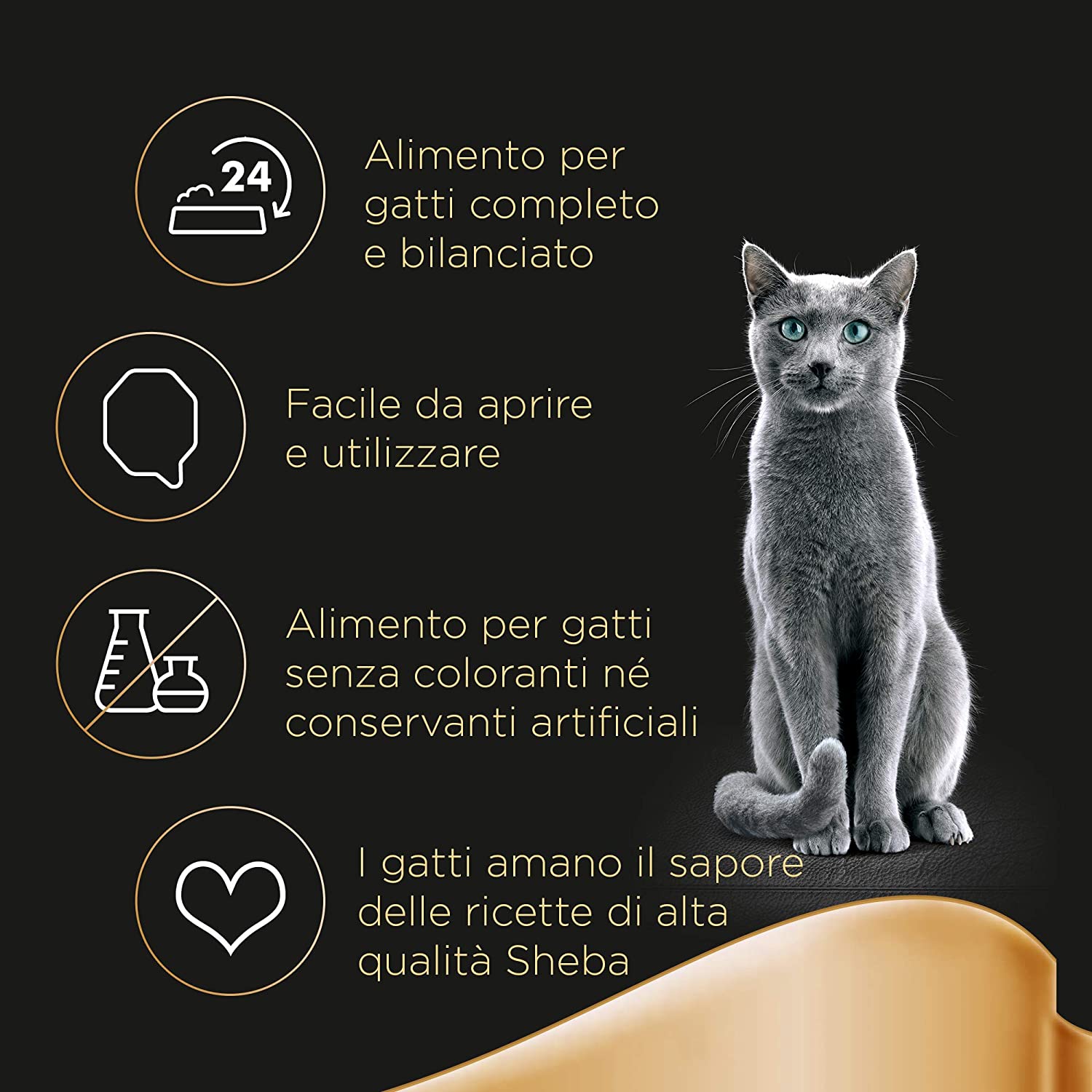 Sheba vaschetta 85g selezione salsa manzo