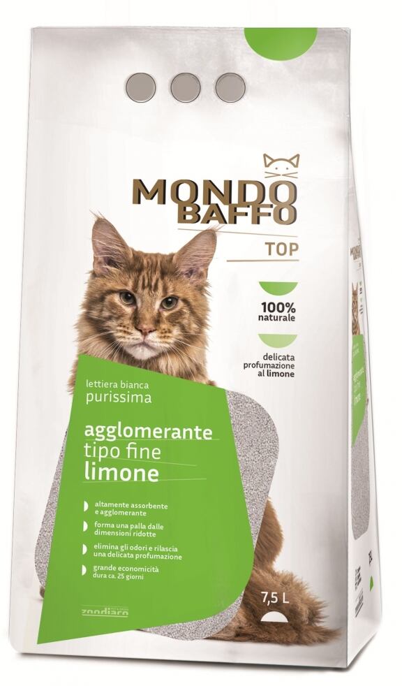 Mondo baffo agglomerante tipo fine 7.5l limone