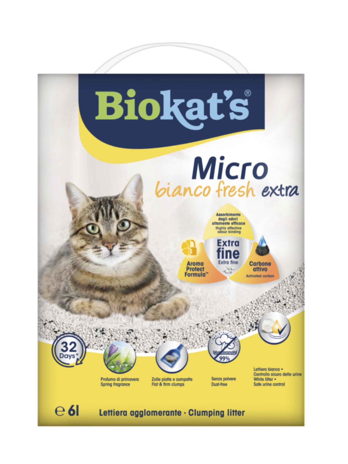 GIMBORN BIOKATS MICRO EXTRA BIANCO FRESH 6LT