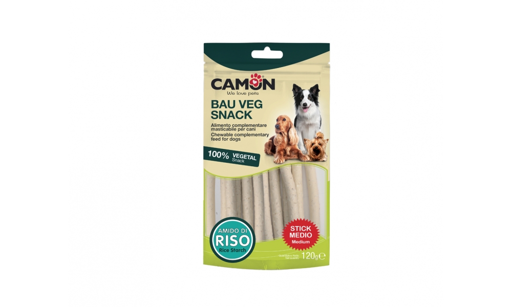 Camon bastoncino medium bianco amido riso 6pz
