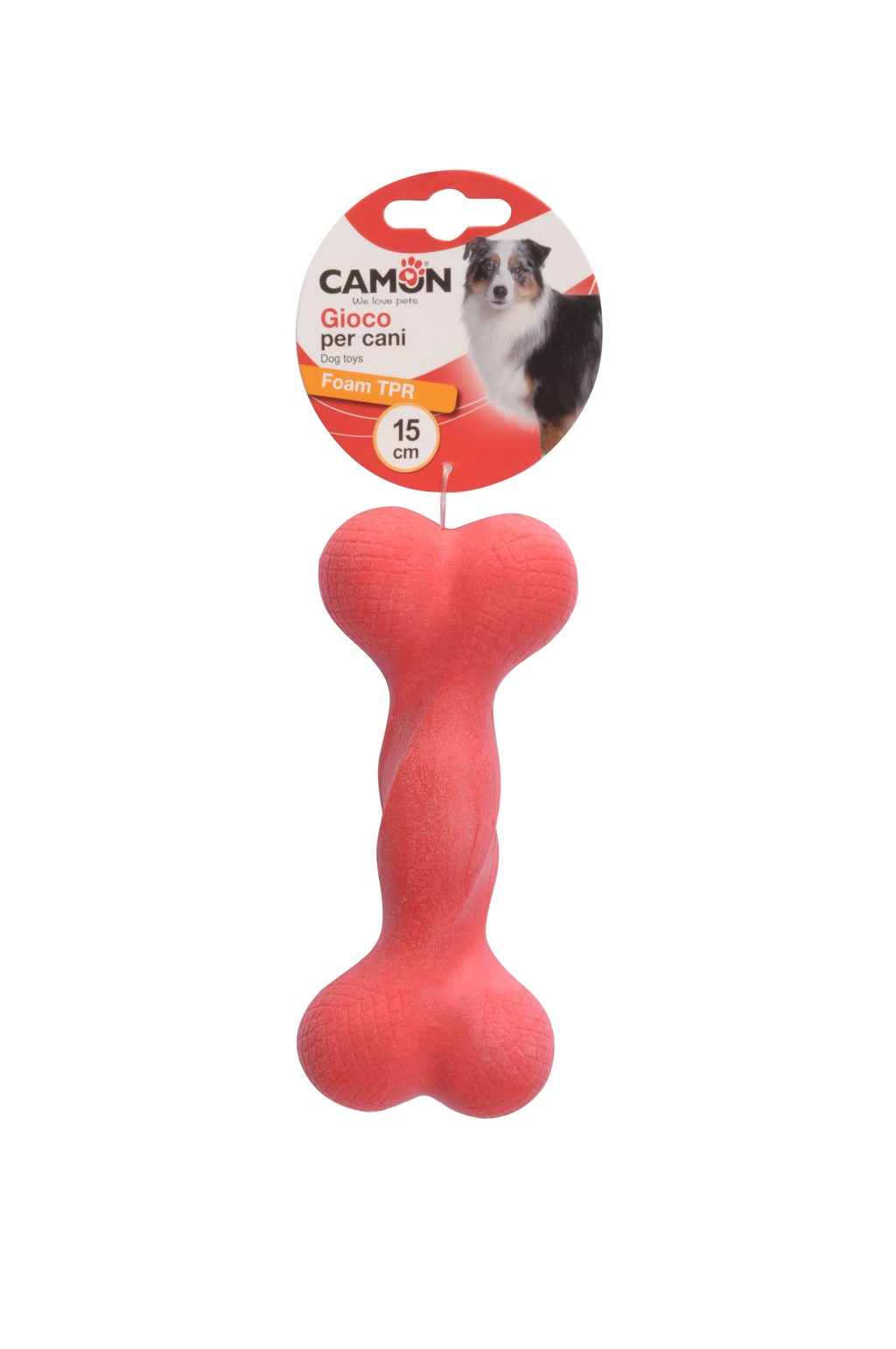 Camon gioco cane osso in foam tpr 15cm