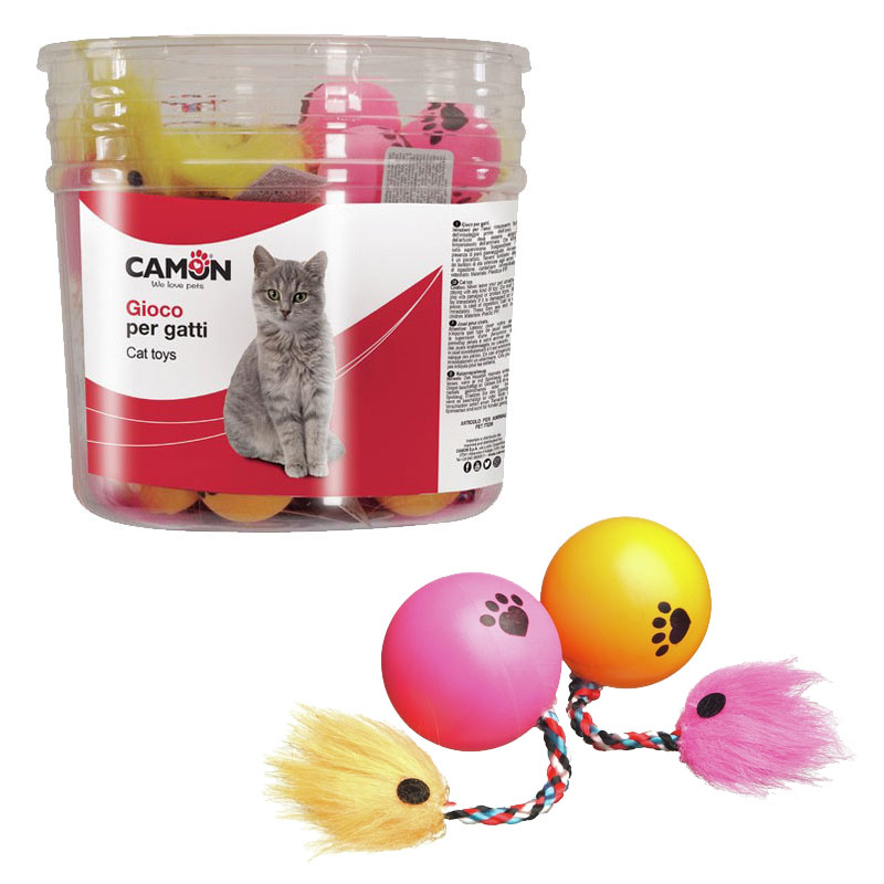 CAMON GIOCO GATTO PALLA CORDA