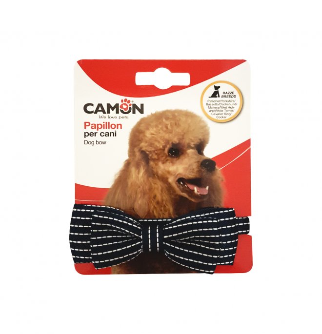 Camon papillon a righe