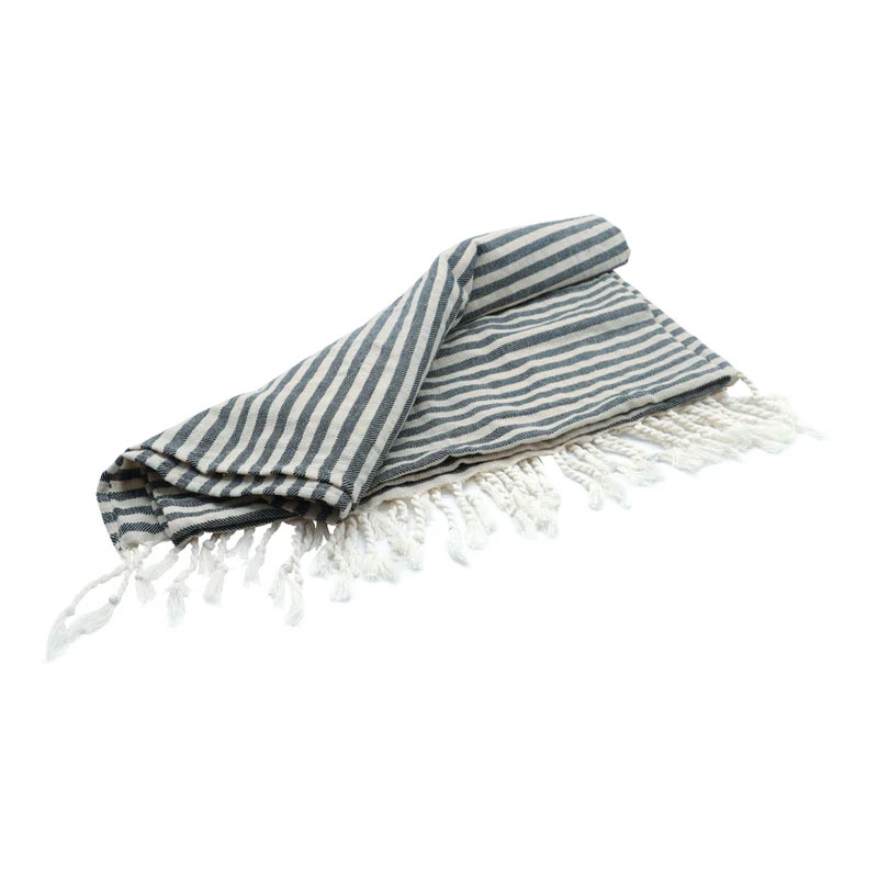 CROCI PET TOWEL SHABBY BLU BIANCO 100X70CM