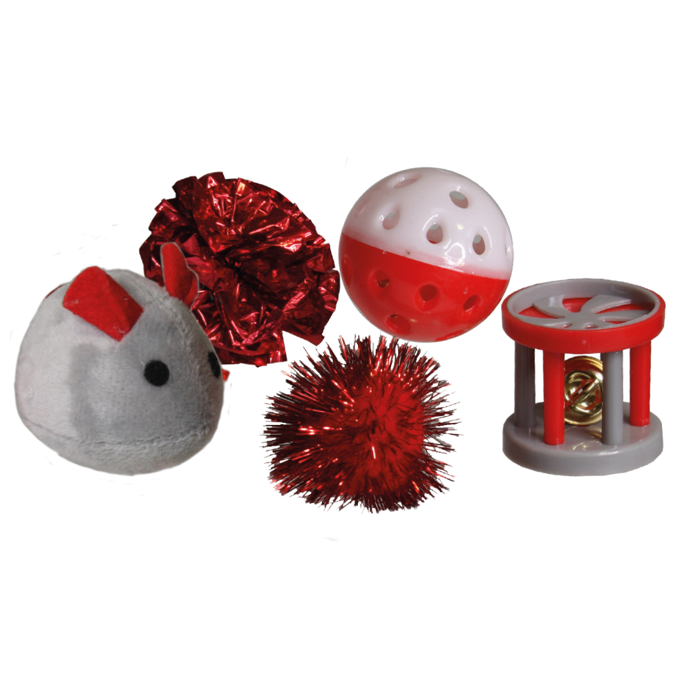 Croci xmas gioco cane palla tpr peluche funny 14cm