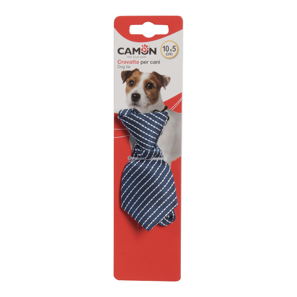 Camon cravattina per cani righe 10x5cm