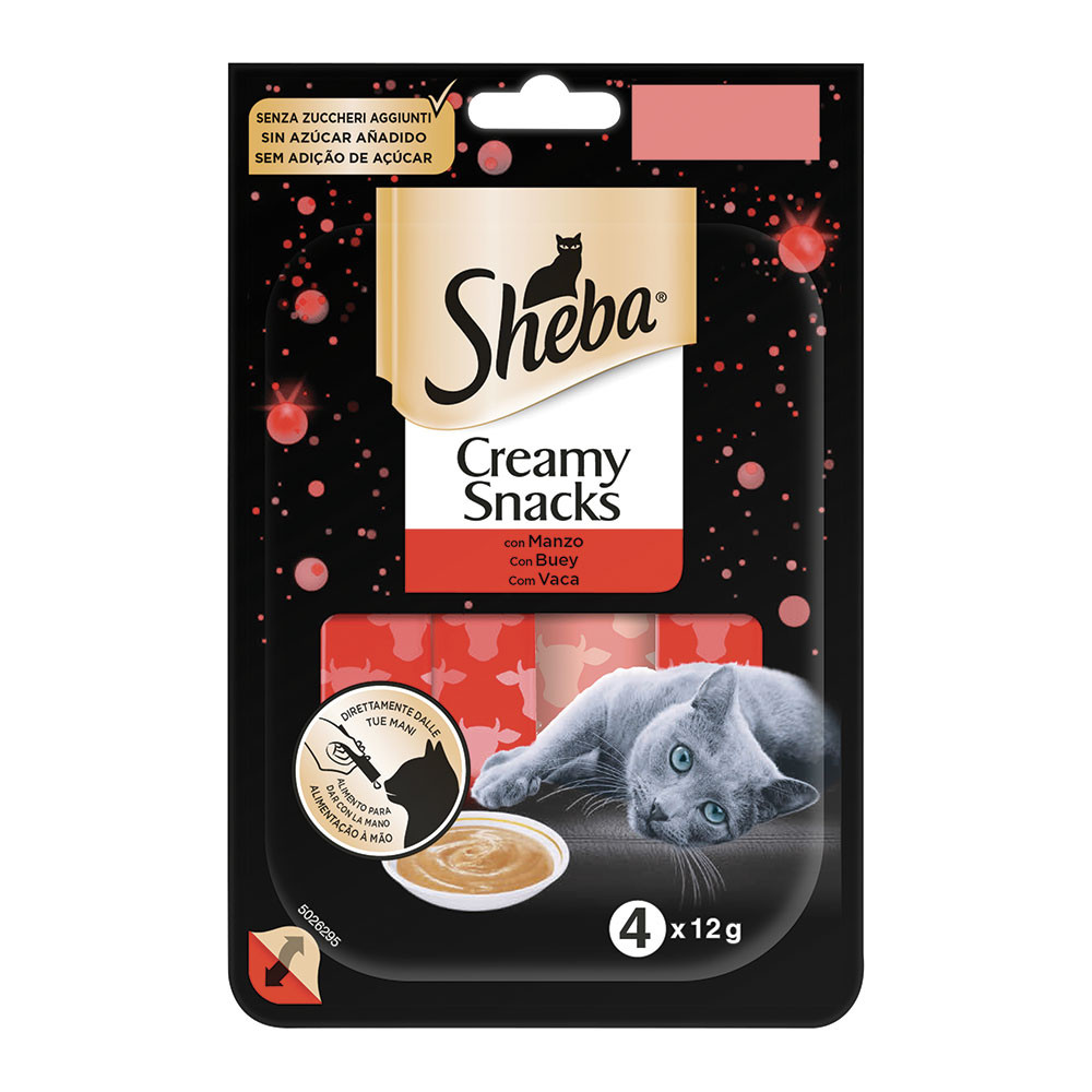 SHEBA CREAMY SNACKS 4X12G