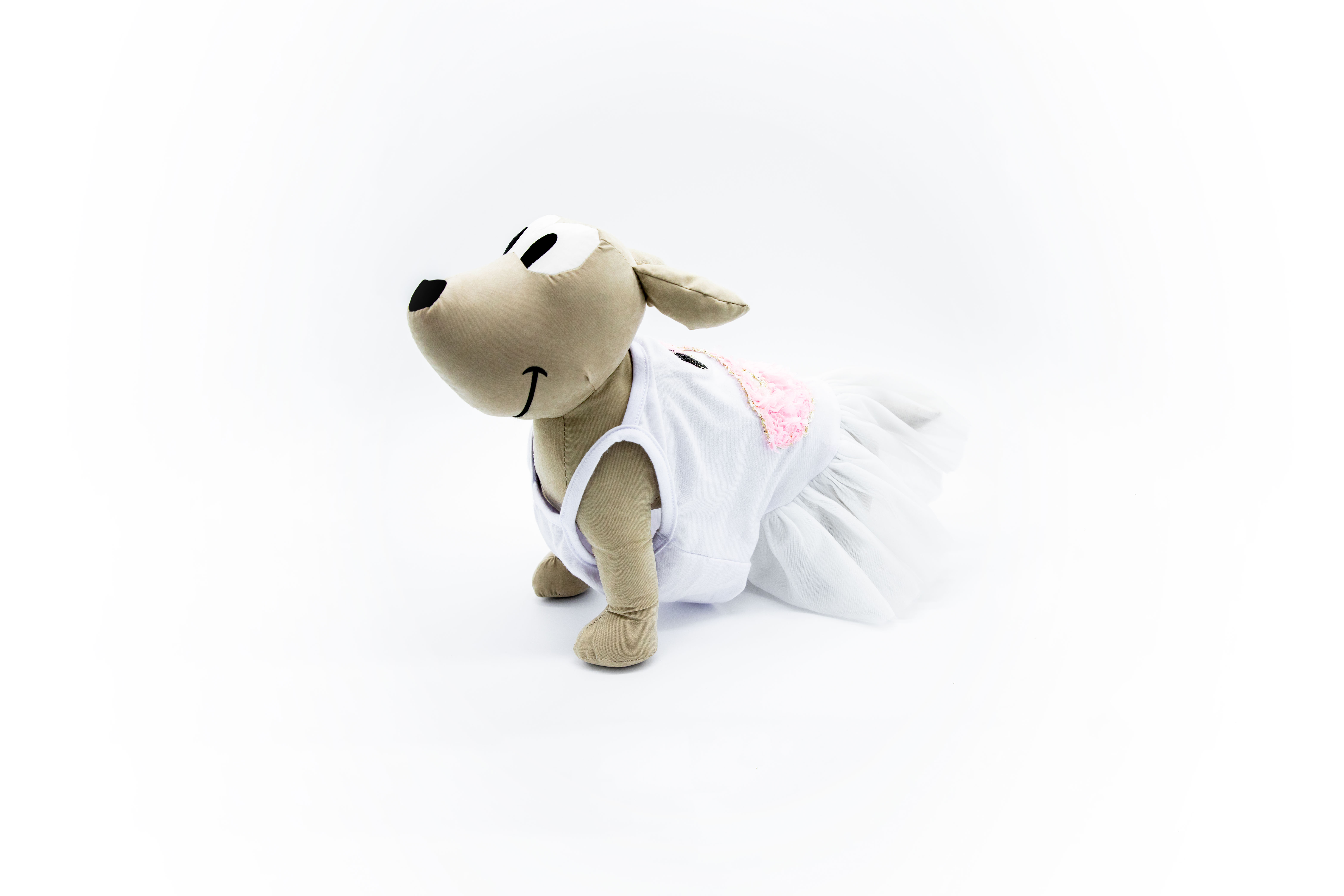 Dogcat pet dress vestito colorato cigno 