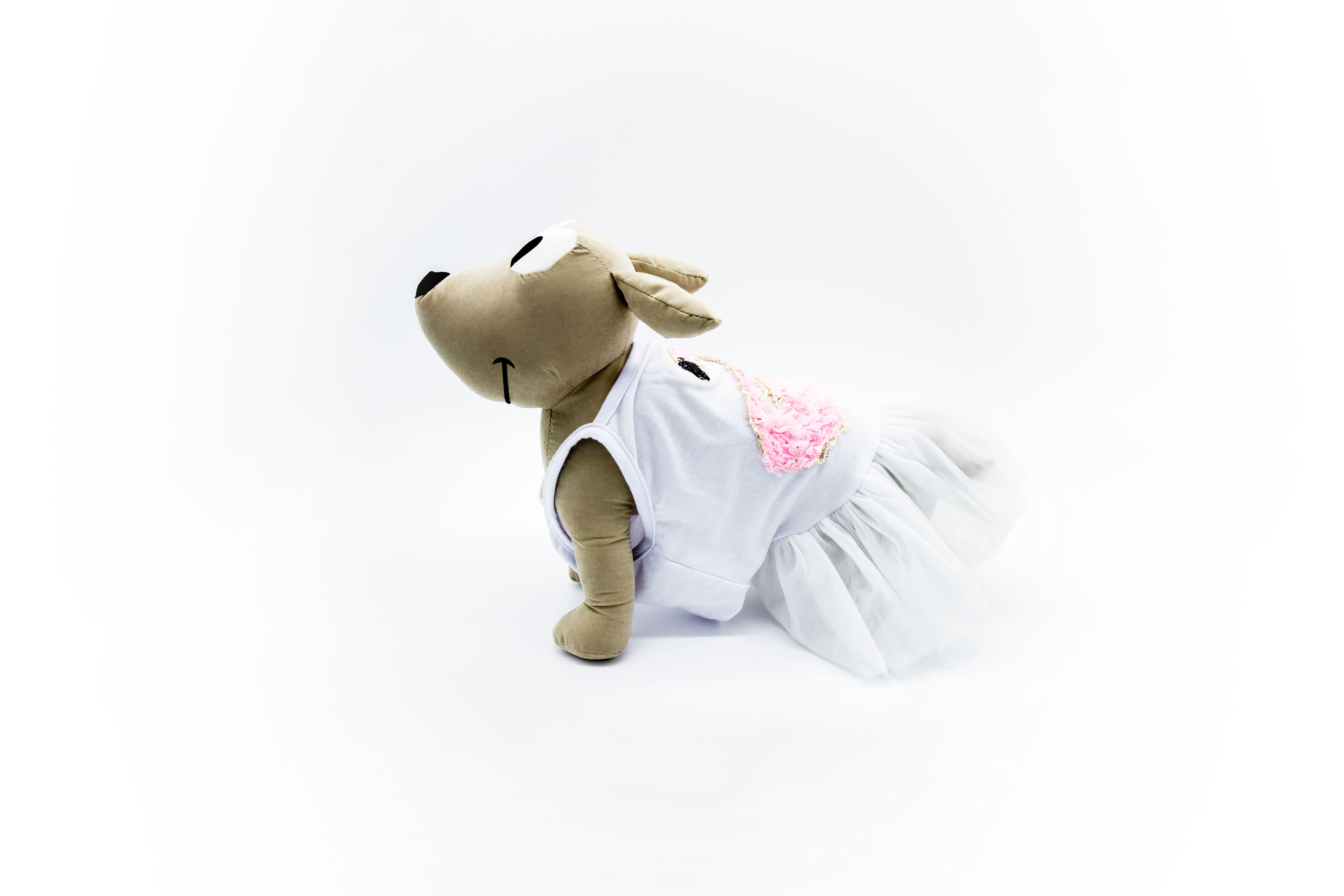 Dogcat pet dress vestito colorato cigno 