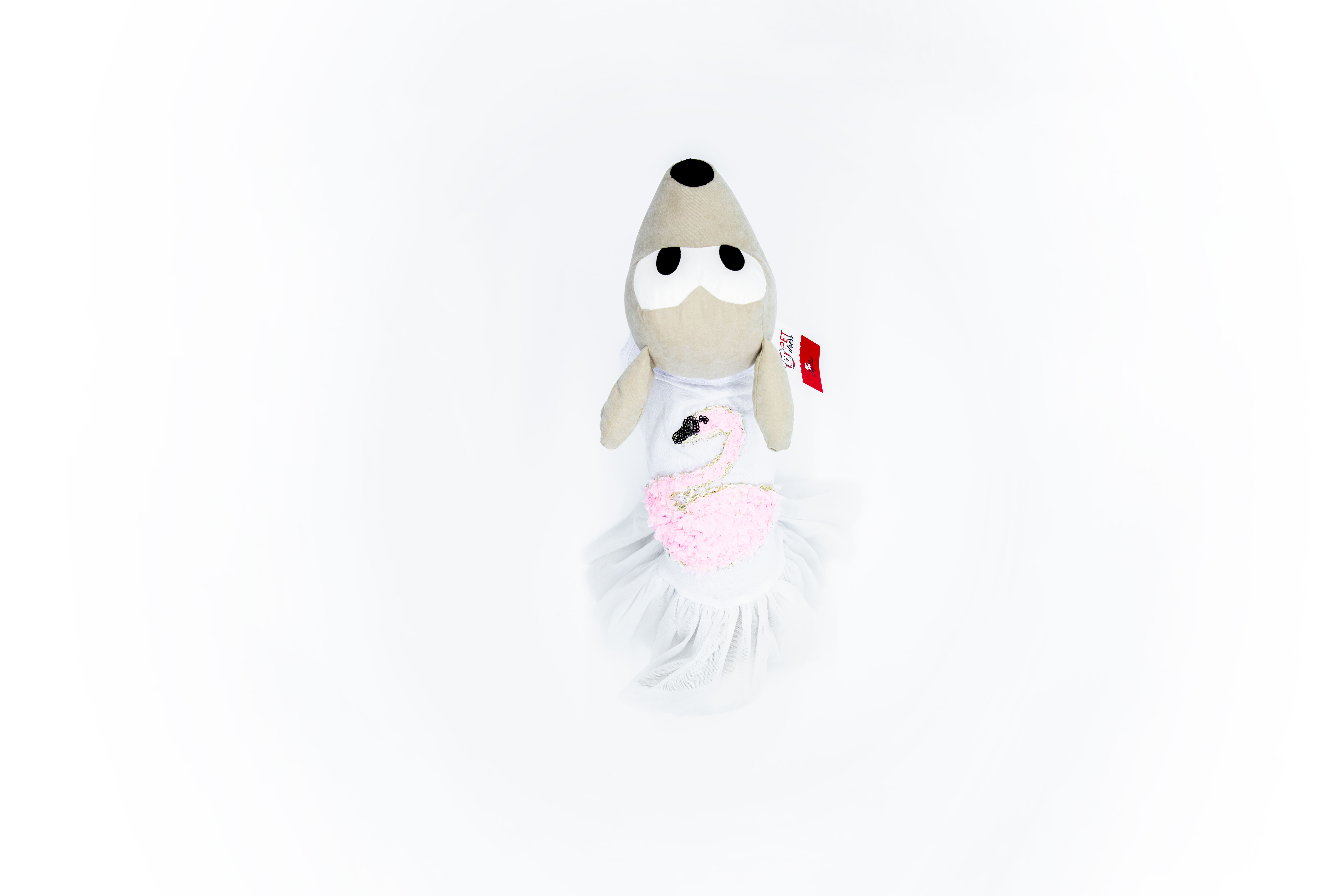 Dogcat pet dress vestito colorato cigno 