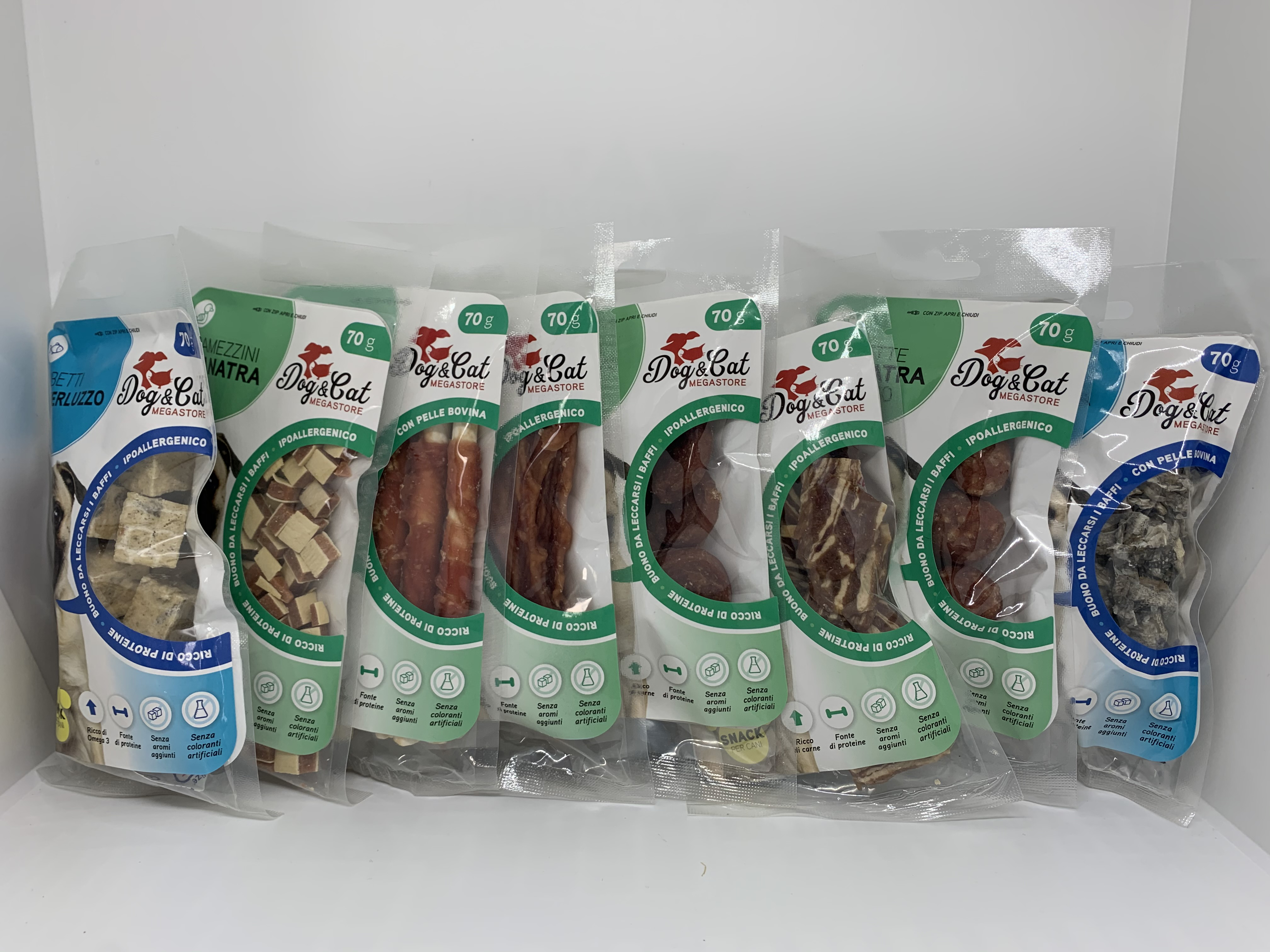 Dogcat snack 70g bistecchine anatra