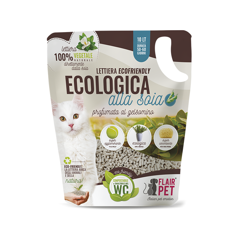 FLAIR PET LETTIERA SOIA GELSOMINO 10L
