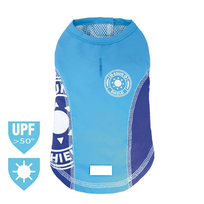 CROCI SUMMER TOP ANTI UV SUNSHIELD BLU