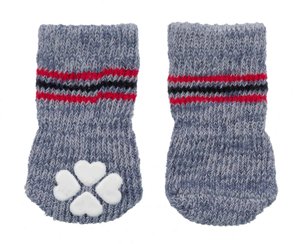 TRIXIE CALZE PER CANI 2PZ XL GRIGIO