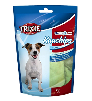 Trixie dentafun chips con alga spirulina 50g 