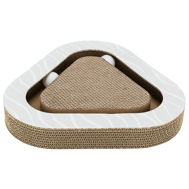 TRIXIE TIRAGRAFFI TAVOLETTA CARTONE 36X5X36 GRIGIO