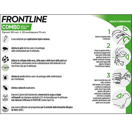 FRONTLINE COMBO SPOTON 20 40KG 3 PIPETTE